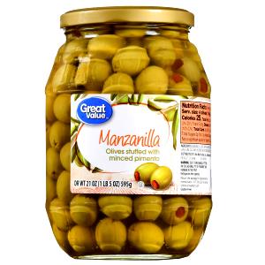 5 olives (14 g) Manzanilla Olives