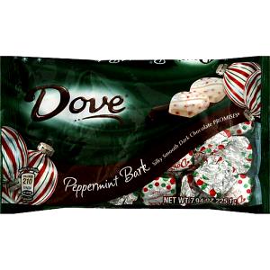 5 pieces Peppermint Bark Dark Chocolate Promises