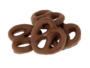 5 pretzels (28 g) Dark Chocolate Covered Mini Pretzels