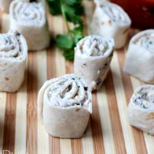 5 roll-ups Black Bean Roll-ups