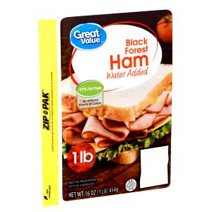 5 slilces (53 g) 97% Fat Free Thin Sliced Black Forest Smoked Ham