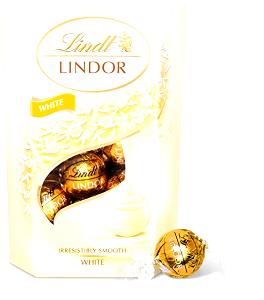 5 squares (42 g) Lindor White Chocolate with a Smooth Filling