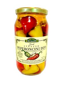 5 stuffed peperoncini (85 g) Greek Stuffed Peperoncini Duo