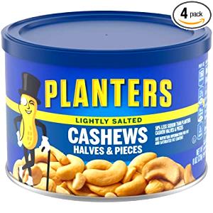 50 pieces (28 g) Lightly Salted Cashews Halves & Pieces