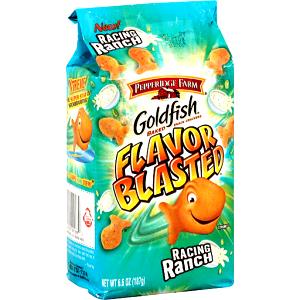 54 Pieces Goldfish Cracker, Racing Ranch - Flavor Blasted