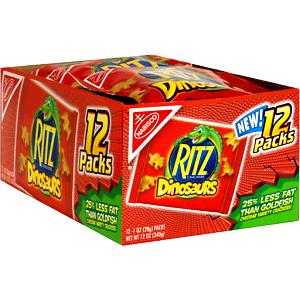 56 Crackers Ritz Cracker, Dinosaurs