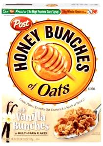 56 Grams Honey Bunches Of Oats With Vanilla Cluster & Multi-Grain Flakes