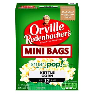 6 1/2 Cups Smart Pop 100 Calorie Kettle Korn Mini Bags - 4Ct