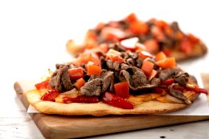 6 1/2 Oz Flatbread, Steak Fajita