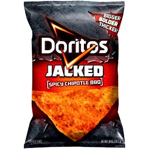 6 chips (1 oz) Doritos Jacked - Smoky Chipotle BBQ