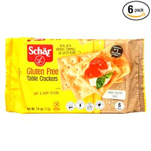 6 crackers (35 g) Gluten Free Table Crackers