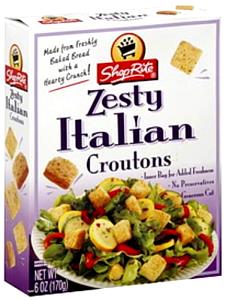 6 Croutons Zesty Italian Croutons