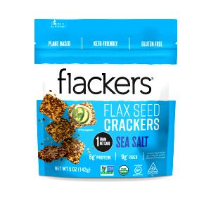 6 flackers (26 g) Flackers Flax Seed Crackers - Sea Salt (6)