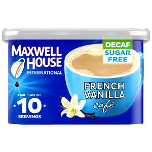 6 Grams Coffee Drink Mix, French Vanilla Cafe, Decaffeinated Sugar Free