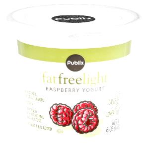 6 oz (170 g) Light Raspberry Yogurt