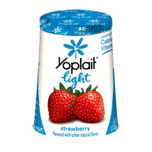 6 oz (170 g) Light Strawberry Yogurt