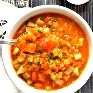 6 oz (170 g) Red Lentil Veggie Soup