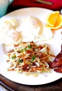 6 Oz Potato, Hash Browns W/Butter