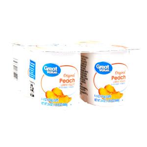 6 Oz Yogurt, Peachy, Lowfat