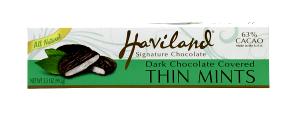 6 pieces (42 g) Haviland Real Chocolate Covered Thin Mints