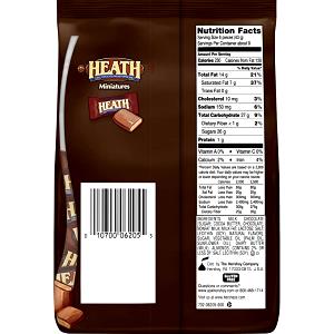 6 pieces (43 g) Heath Bar Miniatures