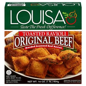 6 pieces Toasted Original Beef Ravioli