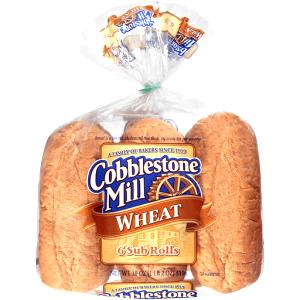 6" roll Wheat Submarine Roll