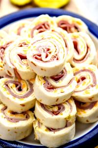 6 Rolls Ham & Cheese Rolls