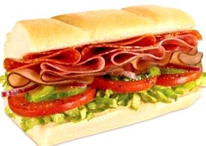 6" sub Italian Sub