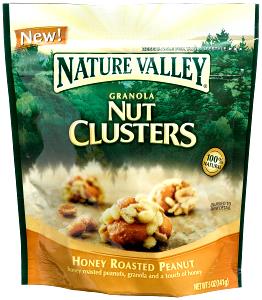 7 clusters (1 oz) Granola Nut Clusters - Honey Roasted Peanut