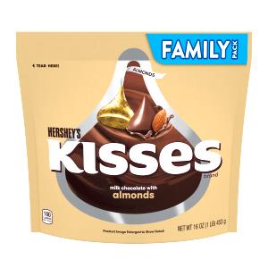 7 pieces (31 g) Milk Chocolate Kisses with Almonds