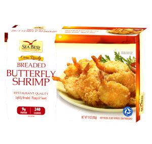 7 Pieces Breaded Butterfly Shrimp