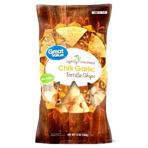 8 chips (1 oz) Chili Garlic Tortilla Chips