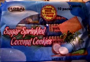 8 cookies (30 g) Sugar Sprinkled Coconut Cookies