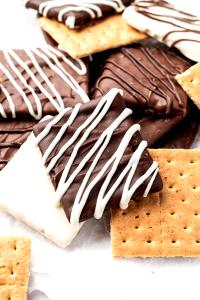 8 Crackers Gogo Graham Cracker, Chocolate