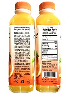 8 fl oz (240 ml) C-Boost Tropical Fruit Smoothie