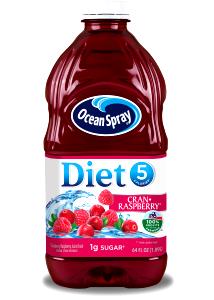 8 fl oz (240 ml) Diet Cranberry Raspberry Juice Drink