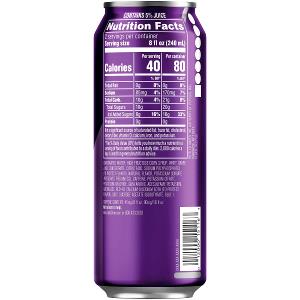 8 fl oz (240 ml) Diet Sparkling Grape Soda