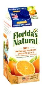 8 fl oz (240 ml) Florida Squeezed Orange Juice Plus Calcium