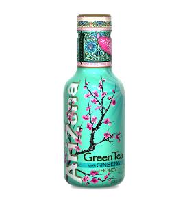 8 fl oz (240 ml) Green Tea with Ginseng & Peach Flavor