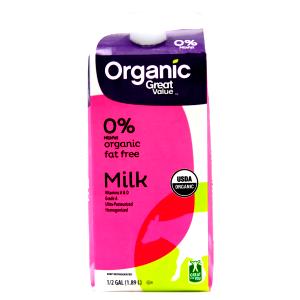 8 fl oz (240 ml) Organic Fat Free Milk