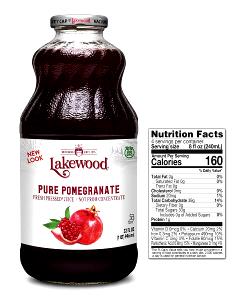 8 fl oz (240 ml) Organic Pomegranate Juice