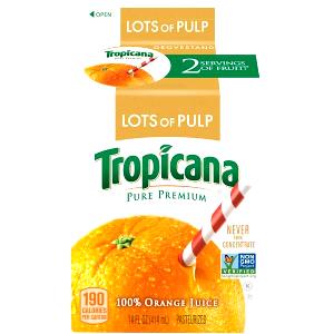 8 fl oz (240 ml) Pure Premium Orange Grovestand Lots of Pulp Juice