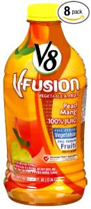 8 fl oz (240 ml) V-Fusion Peach Mango Juice