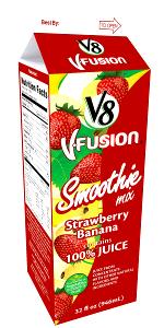 8 fl oz (240 ml) V-Fusion Smoothie Strawberry Banana