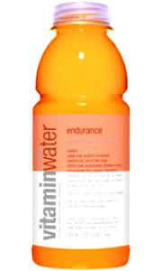 8 fl oz (240 ml) Vitamin Water Endurance Peach-Mango