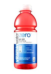 8 fl oz (240 ml) Vitamin Water Zero Go-Go Mixed Berry