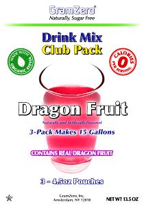 8 fl oz (2.5 g) Zero Calorie Dragon Fruit Drink