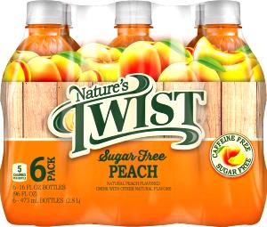 8 Fl Oz Diet Juice, Peach Twist