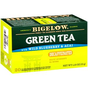 8 Fl Oz Green Tea, Wild Blueberry And Acai Decaf